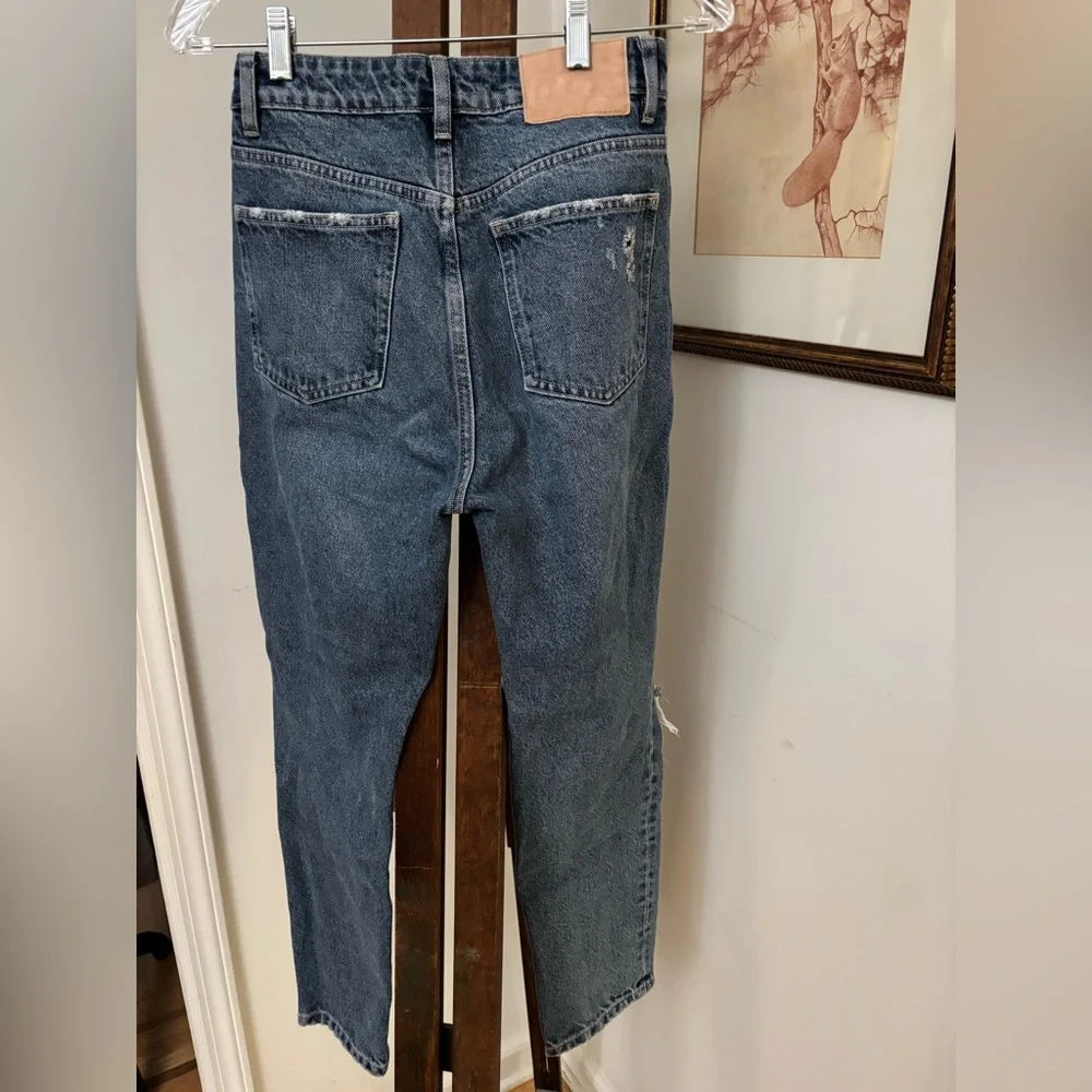 Zara pre-Loved Women’s Blue Denim Jeans Size 4 - Picture 6 of 10